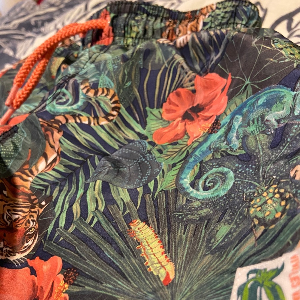 Tropical jungle swim trunks 3t